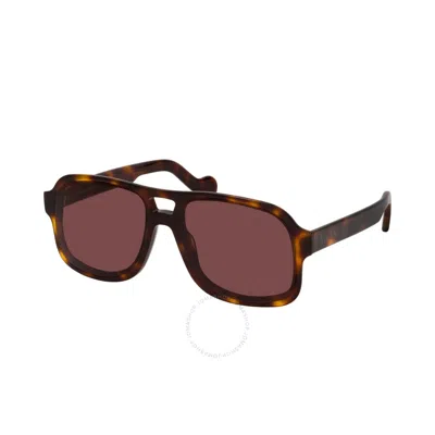 Moncler Brown Navigator Men's Sunglasses Ml0170 52e 59 In Pink