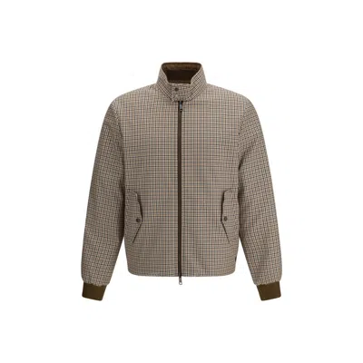 Moncler Brown Polyester Clothing In Nude