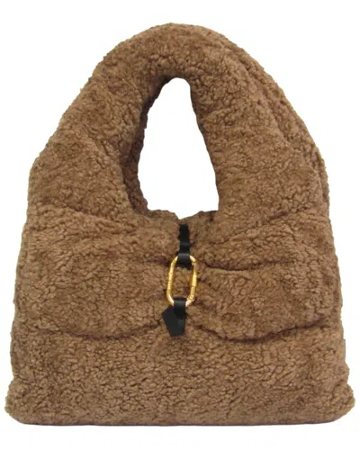 Pre-owned Moncler Brown Polyester Handbag (authentic Pre-loved)