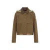 Moncler Women Brown Solid Jacket In Brown