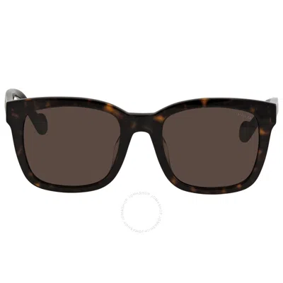 Moncler Brown Square Men's Sunglasses Ml0113-k 52j 55