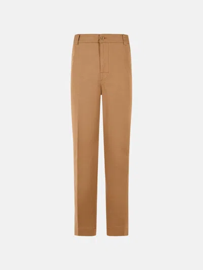 Moncler Brown Stretch Cotton Pants