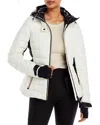 Moncler Bruche Hooded Down Ski Jacket In White