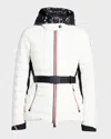 Moncler Bruche Hooded Down Ski Jacket In White