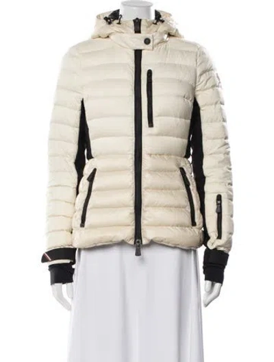 Pre-owned Moncler Bruche Giubbotto Down Jacket In Neutral