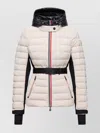 Moncler Bruche Hooded Down Ski Jacket In Neutral