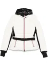 Moncler Bruche Hooded Down Ski Jacket In Beige