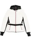 Moncler Bruche Hooded Down Ski Jacket In Neutrals