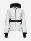 Moncler Bruche Quilted Nylon Down Jacket In White