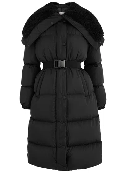 MONCLER MONCLER BRUNEAUX HOODED QUILTED SHELL JACKET