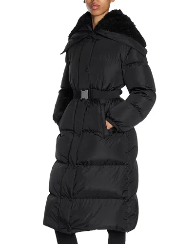 MONCLER BRUNEAUX LONG DOWN COAT