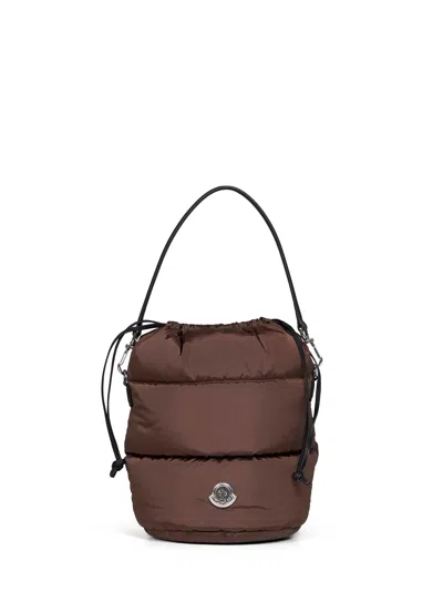Moncler Bucket Bag In Brown