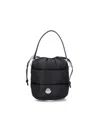 Moncler Caradoc Fabric Bucket Bag With Adjustable Strap In Black