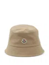 Moncler Bucket Hat In Beige