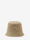 Moncler Bucket Hat In Beige
