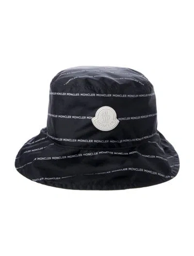 Pre-owned Moncler Bucket Hat In Blue