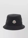 Moncler Cotton Blend Bucket Hat In Black