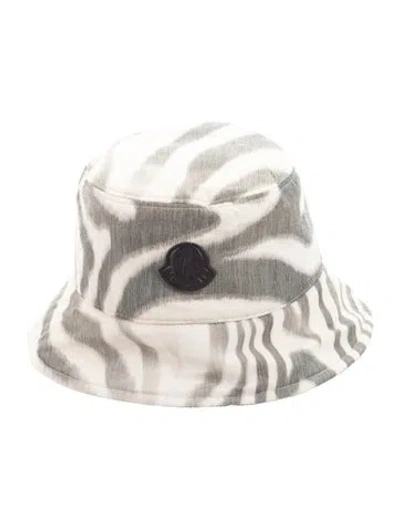 Pre-owned Moncler Bucket Hat In Neutrals