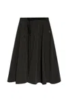 MONCLER MONCLER BUCKLE DETAILED SKIRT