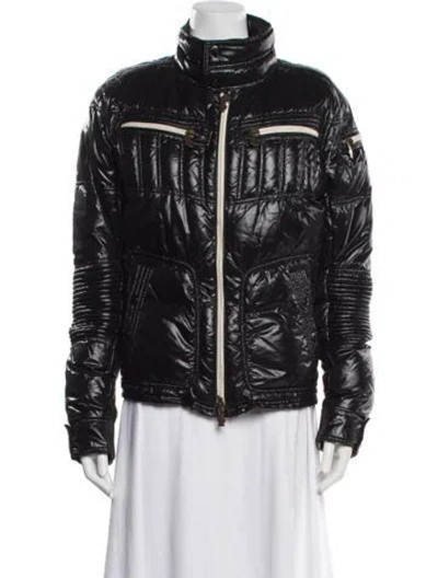 Pre-owned Moncler Buffalo Down Down Jacket In Black