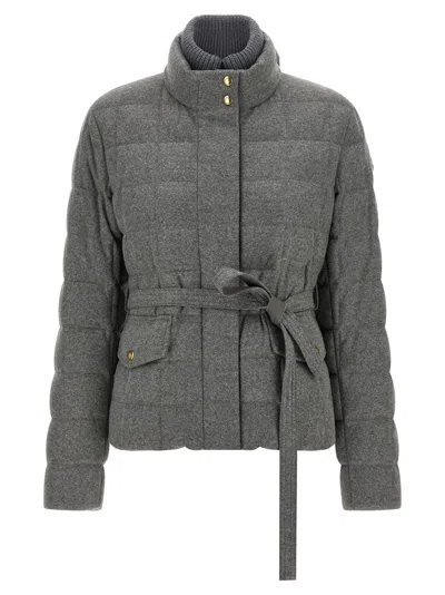 Moncler Bussettes Puffer Jackets Gray