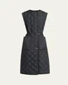 Moncler Butor Diamond-quilted Long Down Vest