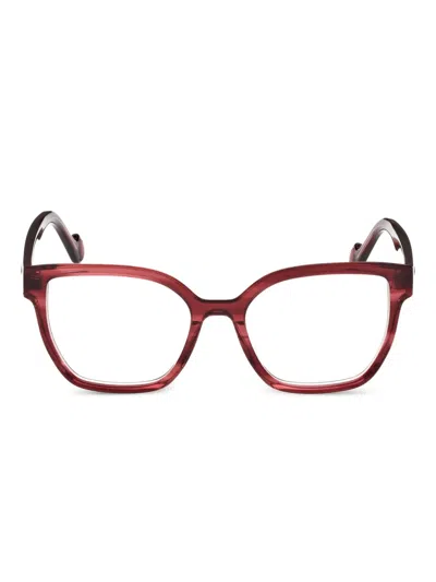 Moncler Butterfly-frame Glasses In Pink