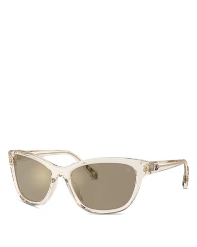 Moncler Butterfly Sunglasses, 58mm In Brown