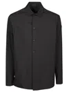 Moncler Buttoned Long-sleeved Shirt In Black