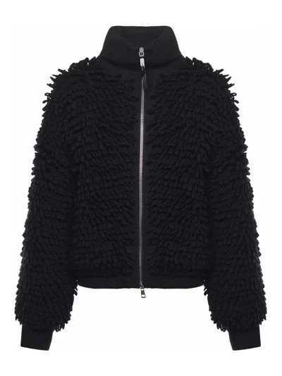 Moncler By Edward Enninful Cardigan In Black