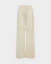 Moncler Byxor Tailored Cotton Gabardine Ljusbeige