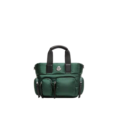 Moncler Cabas Caradoc À Plusieurs Poches, Femme, Vert, Taille: Uni