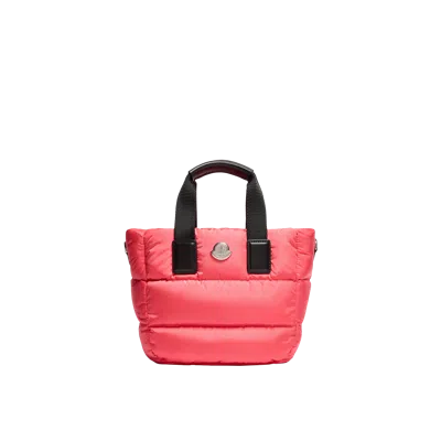 Moncler Mini Caradoc Tote Bag, Women, Red, Size: One Size