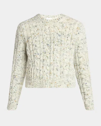 MONCLER CABLE-KNIT CREWNECK SWEATER
