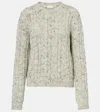 Moncler Cable-knit Wool-blend Sweater In Multi