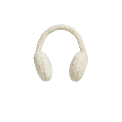 Moncler Padded Teddy Ear Muffs White