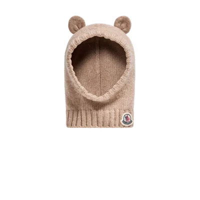 Moncler Cagoule En Laine Et Cachemire, Enfant, Beige, Taille: Xxs In Sand