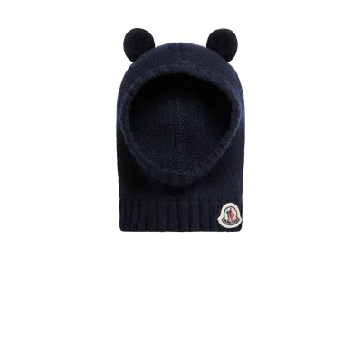 Moncler Cagoule En Laine Et Cachemire, Enfant, Bleu, Taille: 3xs