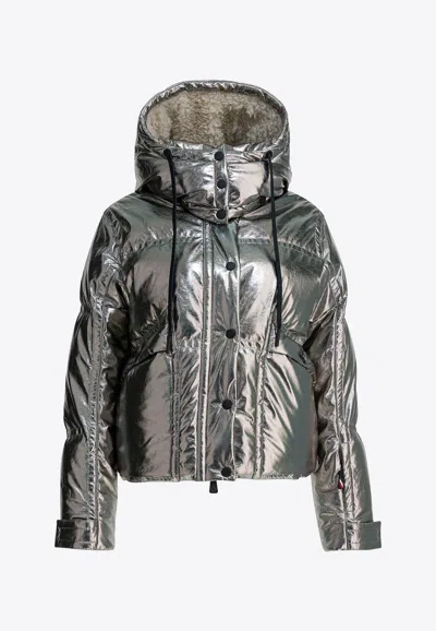 Moncler Calaque Ski Jacket In Gray