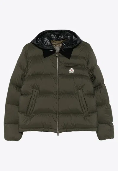 Moncler Calima Puffer Jacket In Blue