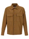 Moncler 'callaqui' Jacket Featuring Front Pockets In Brown