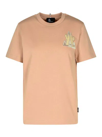 Moncler Pink Cotton T-shirt
