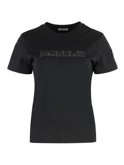 Moncler Ss T-shirt In Black