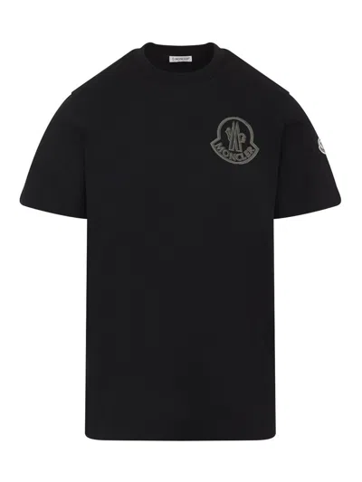 Moncler Short Sleeves T-shirt In Black