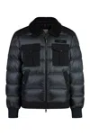 Moncler Long-sleeved Down Jacket In Black