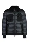 Moncler Long-sleeved Down Jacket In Black