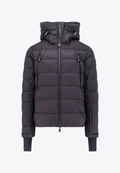 Moncler Camurac Quilted Down Ski Jacket In Black