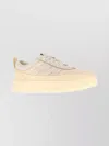 Moncler Canvas Altive Sneakers Rubber Sole In Neutral
