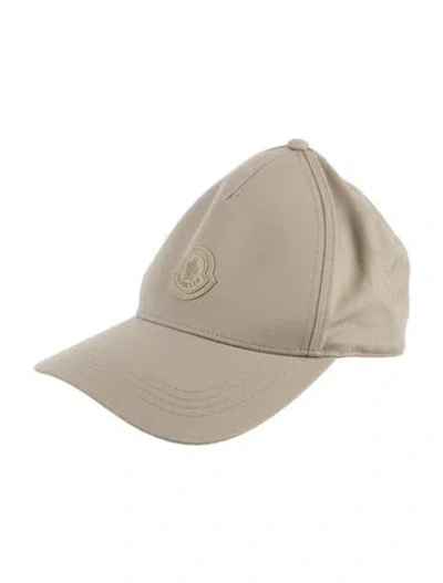 Pre-owned Moncler Canvas Baseball Cap In Neutral