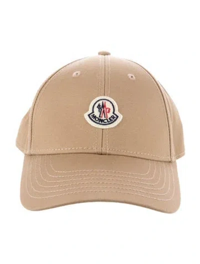 Pre-owned Moncler Canvas Baseball Cap W/tags In Brown